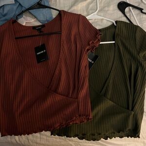 Forever 21 crop tops